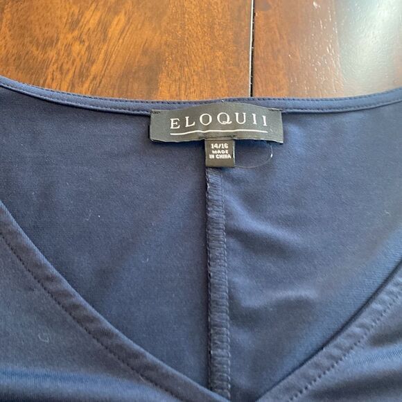 NWOT Eloquii Dramatic Sleeve V  Neck 14/16 - Picture 5 of 6